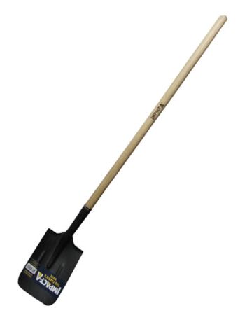 POST HOLE/ TRENCH SHOVEL - WOOD HANDLE