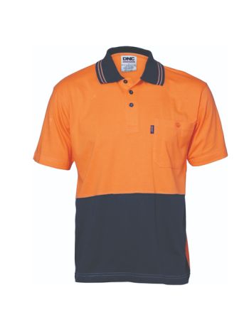 DNC HiVis Cool Breeze Jersey Polo Short Sleeve Shirt