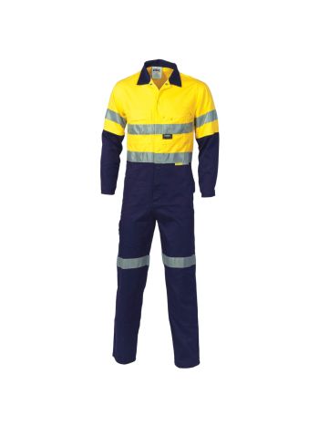 DNC HiVis Two Tone Cott on Coverall with 3M R-Tape