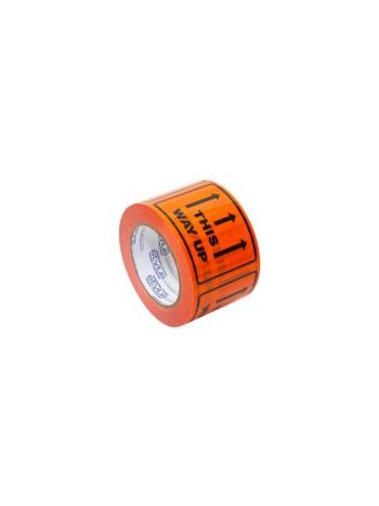 SP500 LABELTAPE SP500 LABELTAPE THIS WAYUP BK/OR 75MM X 50M