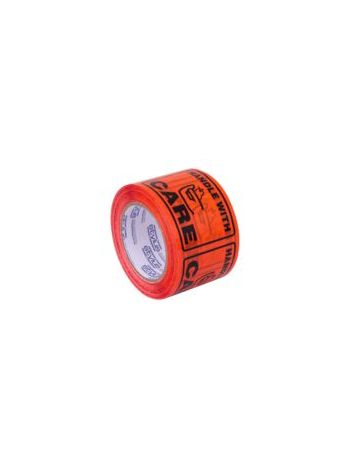 SP500 LABELTAPE SP500 LABELTAPE HANDLE WITH CARE BK/OR 75MM X 50M