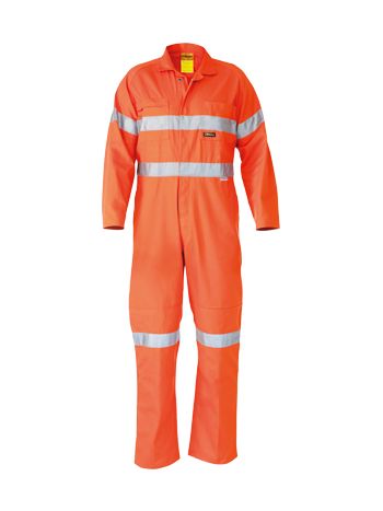 Bisley Taped Hi Vis Lightweight Coverall