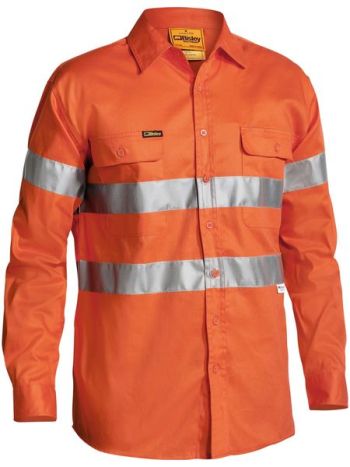 Bisley TAPED HI VIS DRILL SHIRT