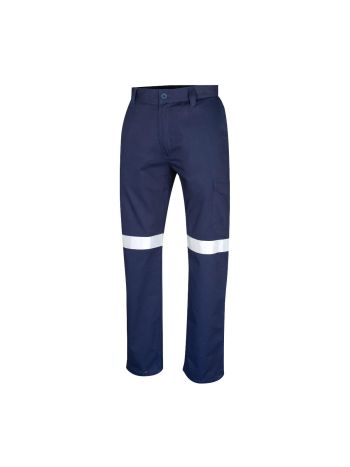 Tru Workwear Midweight Drill Trouser With Reflective Tape