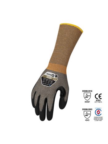 Force360 Graphex Premier Extended Cuff Cut 5 Glove