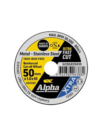 XTRA Cutting Disc 50 x 1.0mm | Bulk (sold in multiples of 100)