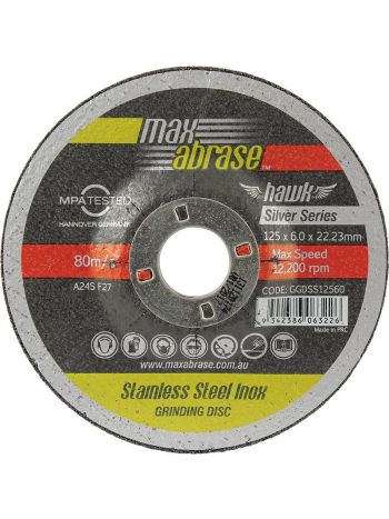 Grinding Disc Silver Series Stainless Steel Grinding 125mmx6.0mm