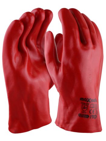 Maxisafe Red PVC Gauntlet - 27cm