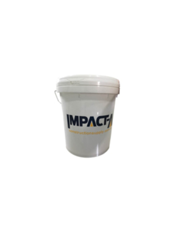 10L White Plastic Bucket with Lid