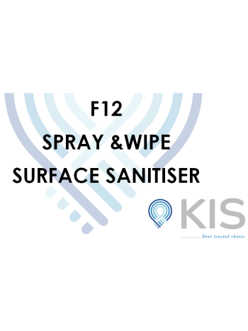 KIS F12 Spray and Wipe Surface Sanitiser in 15L