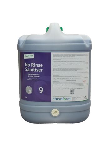 Chemform No Rinse Sanitiser#9 20L