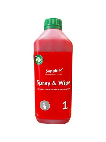 Sapphire #01 - Spray and Wipe Chemical Range