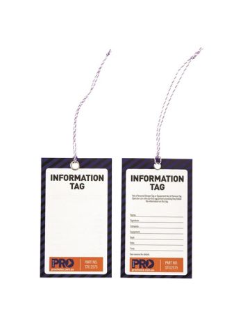 Pro Choice Safety Tag 125mmx75mm 
