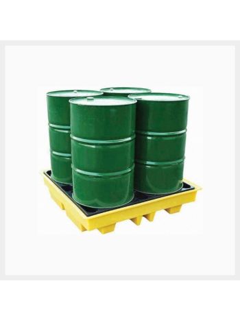 Spill Pallet – 230 Litre Sump 4-Drum Square