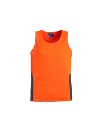 Syzmik Mens Hi Vis Squad Singlet