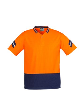 Syzmik Mens Hi Vis Astro Short Sleeve Polo