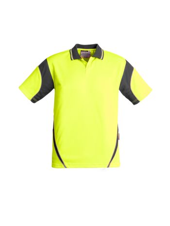 Syzmik Mens Hi Vis Aztec Short Sleeve Polo