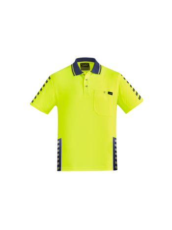 Syzmik Mens Hi Vis Komodo Short Sleeve Polo