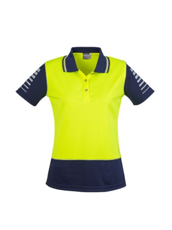 Syzmik Womens Hi Vis Zone Polo