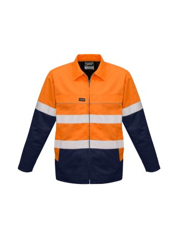 Syzmik Mens Hi Vis Cotton Drill Jacket