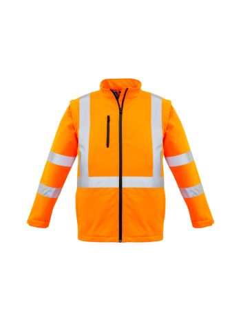 Syzmik Unisex Hi Vis X Back 2 In 1 Softshell Jacket