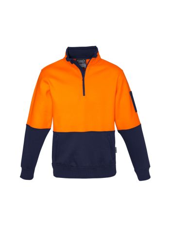 Syzmik Unisex Hi Vis One Half Zip Pullover