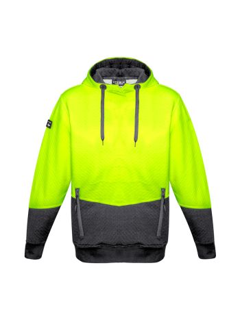 Syzmik Unisex Hi Vis Textured Jacquard Hoodie